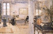 Edouard Vuillard Room Sweden oil painting artist